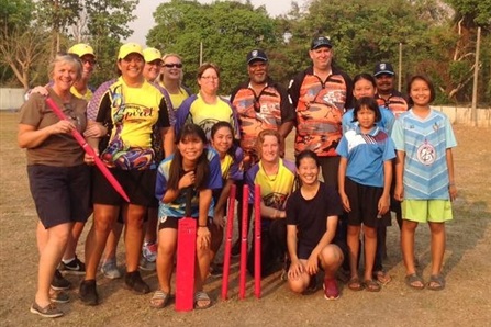 Central Spirit and Bushrangers take cricket to the orphanage